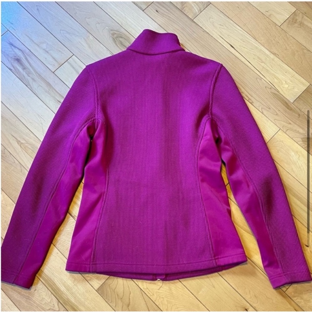 Spyder Core Sweater Zip up Jacket Pink Medium Zip Pockets - Picture 5 of 8